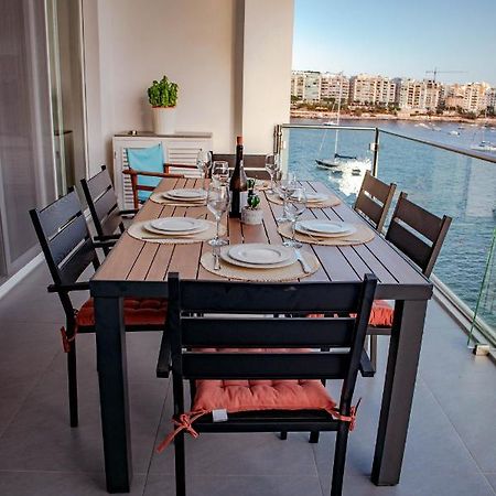 Seafront Two Bedroom Apartment Saint Julian's Екстериор снимка