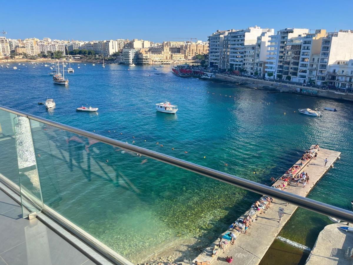 Seafront Two Bedroom Apartment Saint Julian's Екстериор снимка